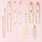 Princess White & Pink 8-Piece Bondage Kit