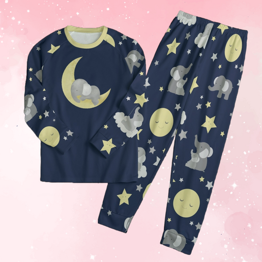 Goodnight Elephant Unisex Pajama Set