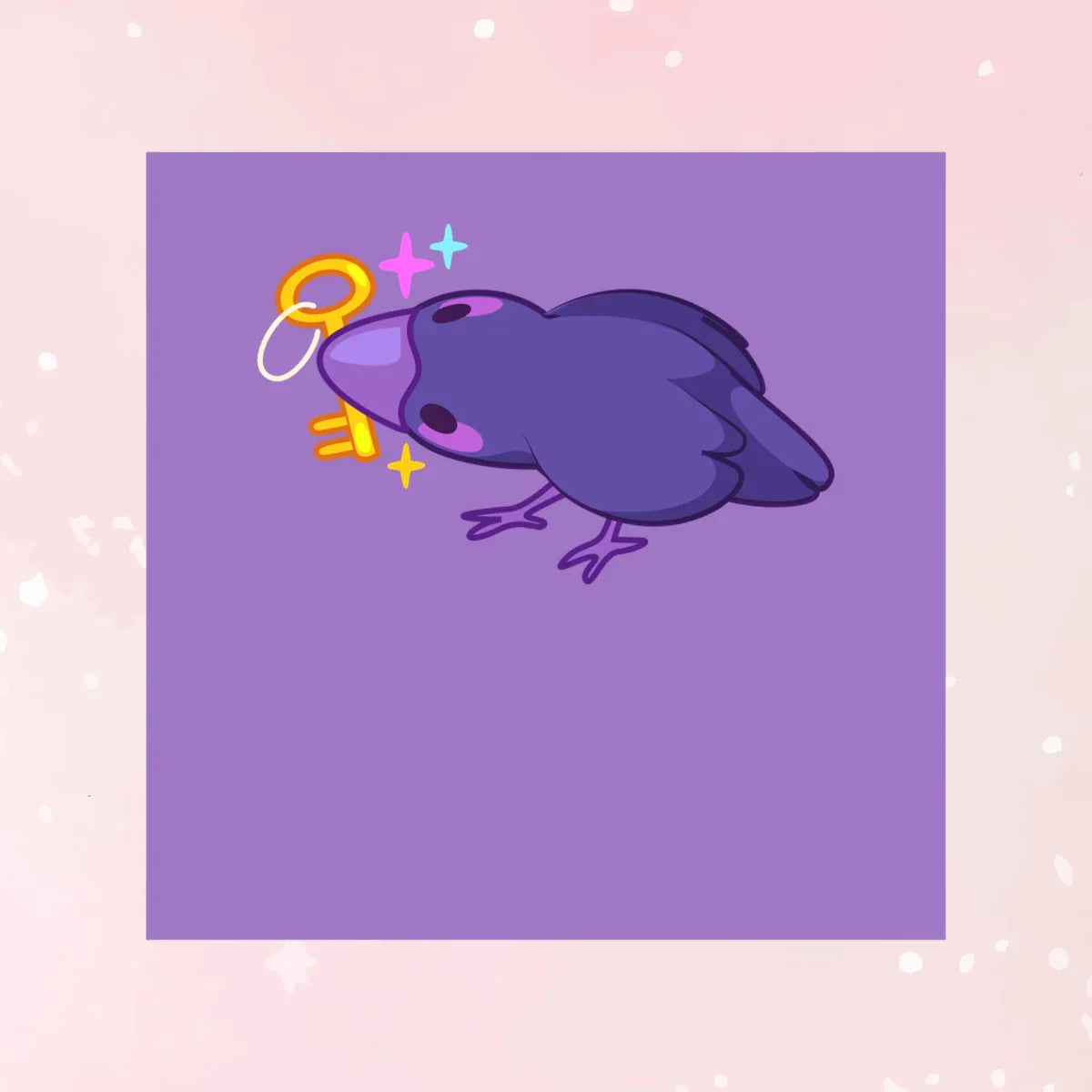 Treasure Crow Post-it® Note Pad - Puppy's Aesthetics