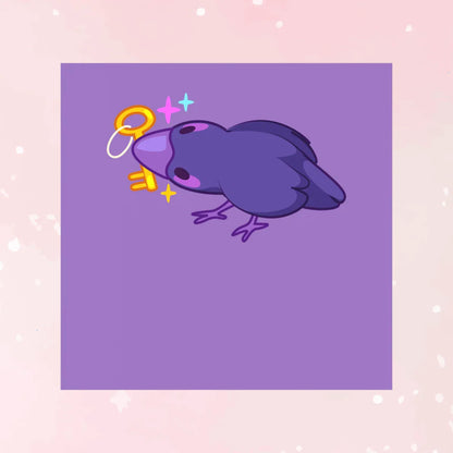 Treasure Crow Post-it® Note Pad - Puppy's Aesthetics
