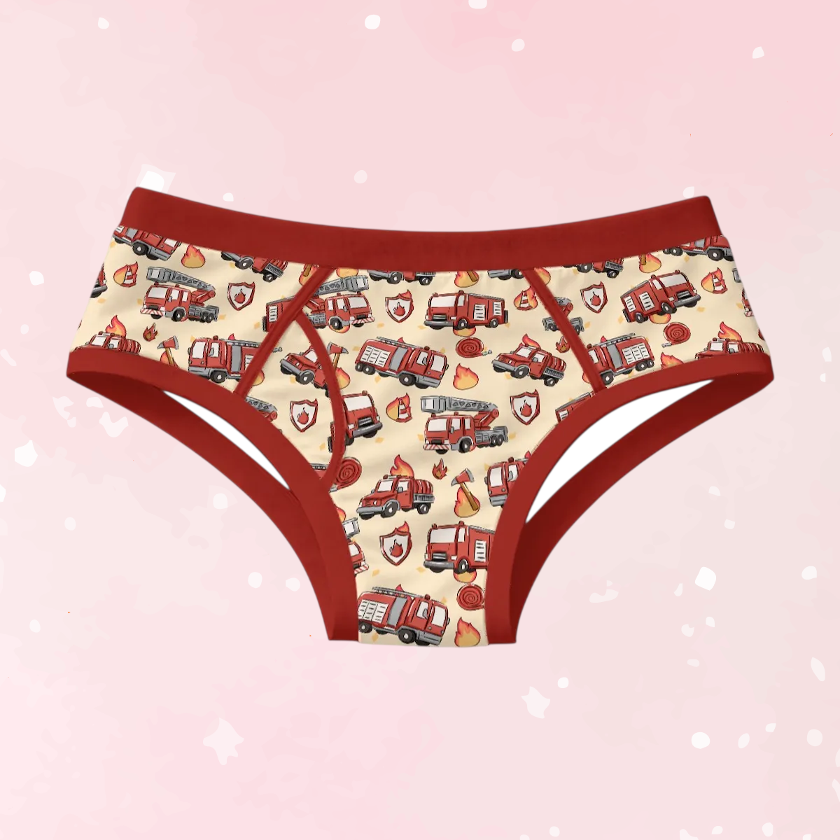 Little Firefighter Men's Cotton Undies