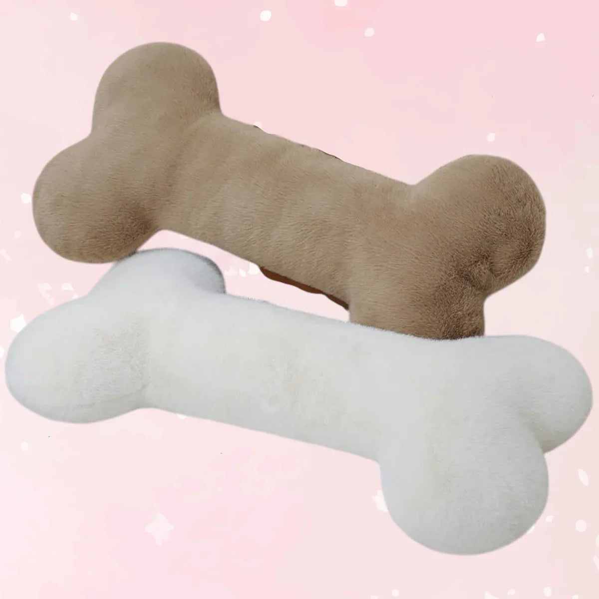 Kawaii Bone Plush Pillow - Puppy's Aesthetics
