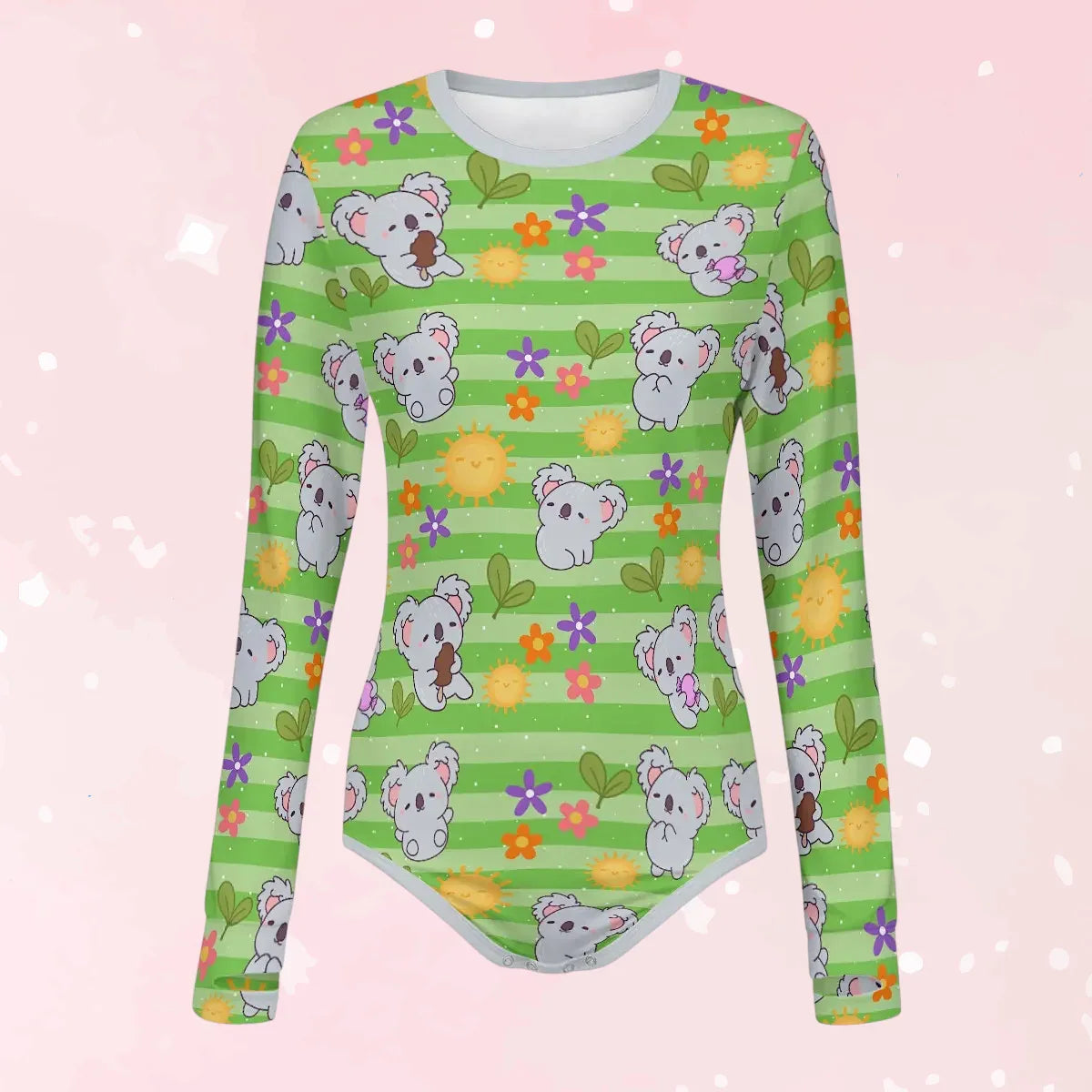 Koala Cuddles Long Sleeve CuddleSuit - Puppy's Aesthetics