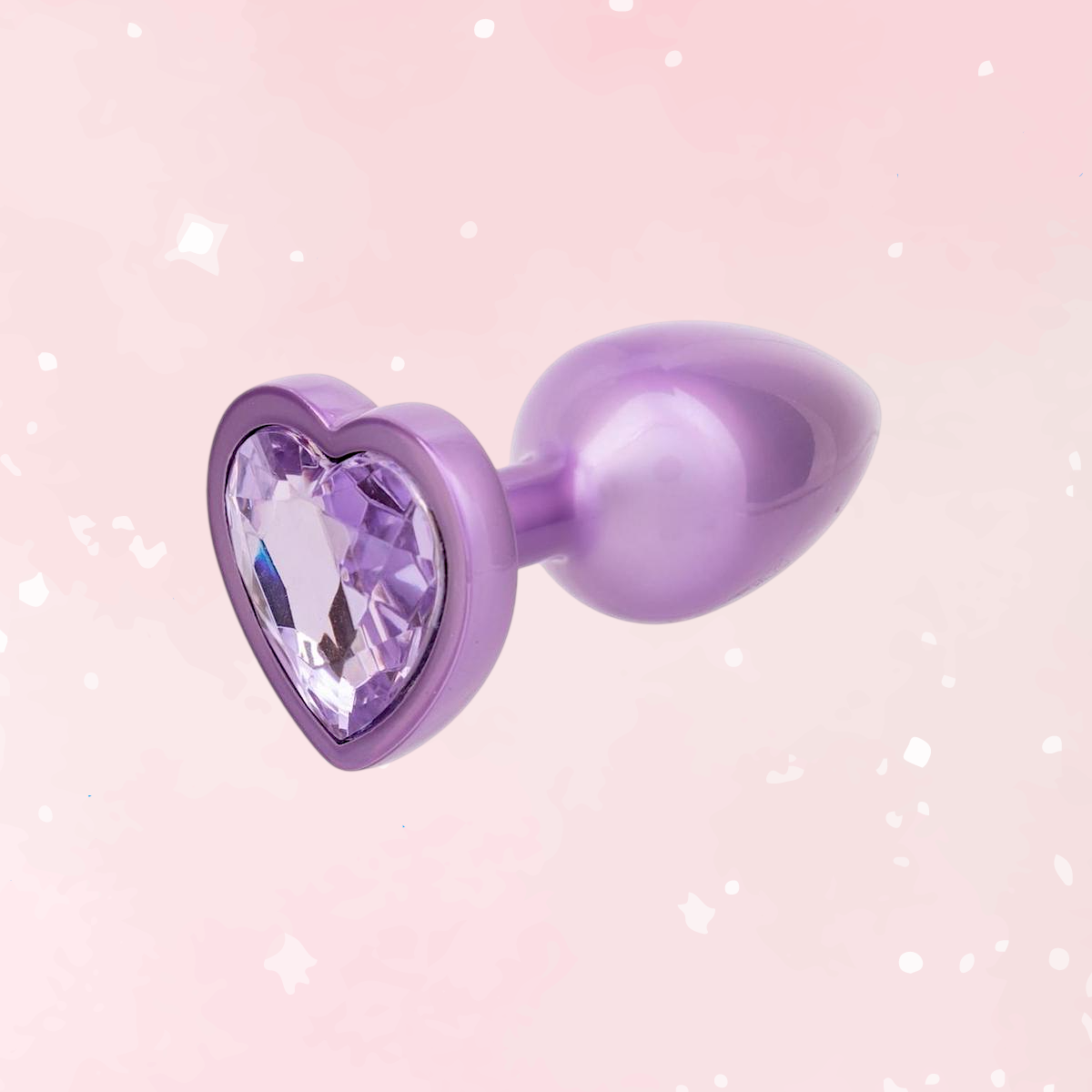 Calexotics Jewel Amethyst Heart Plug