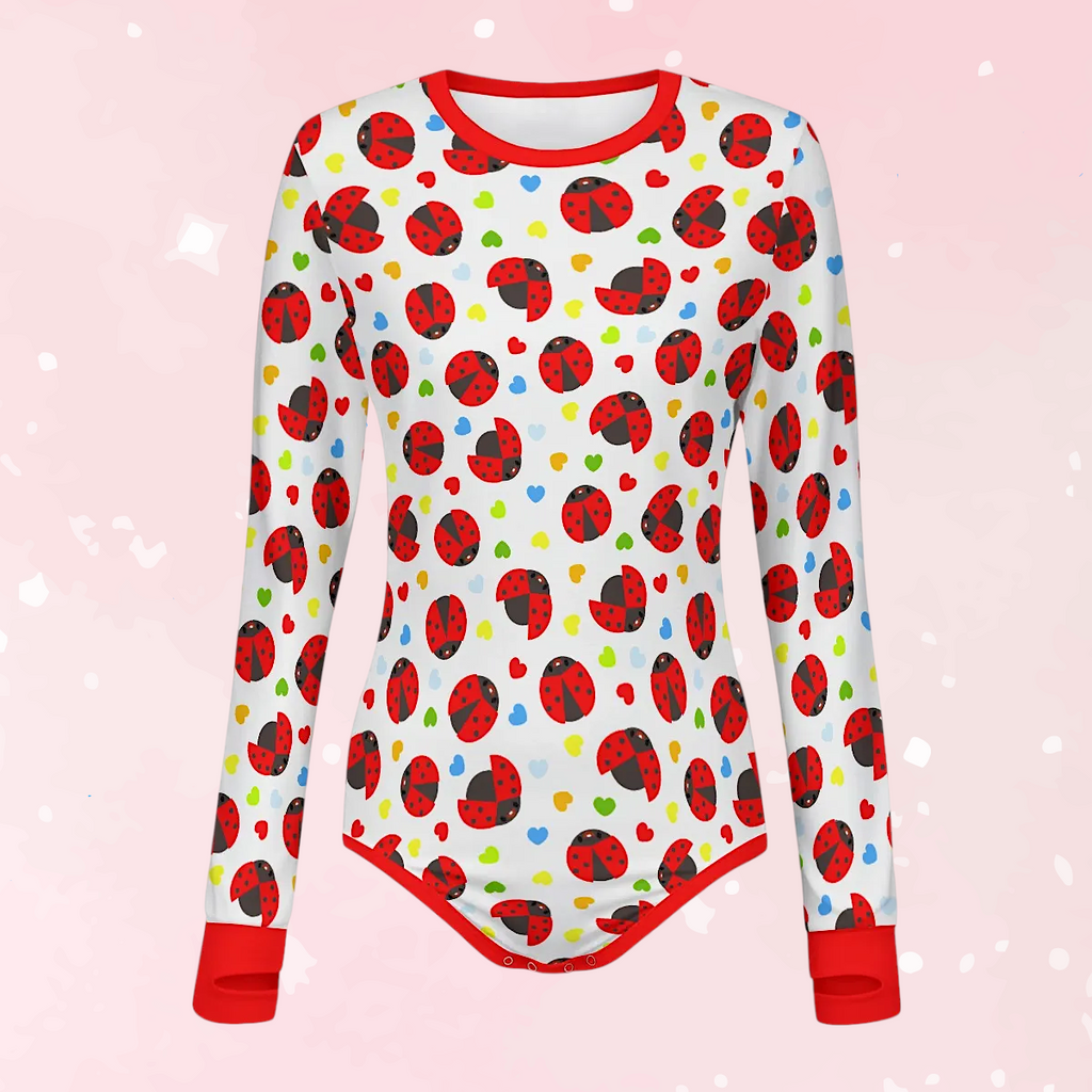 Lucky Bug Long Sleeve CuddleSuit