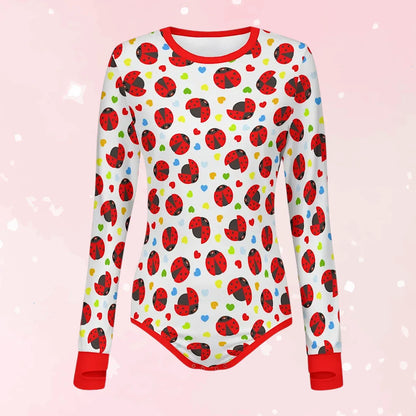 Lucky Bug Long Sleeve CuddleSuit - Puppy's Aesthetics