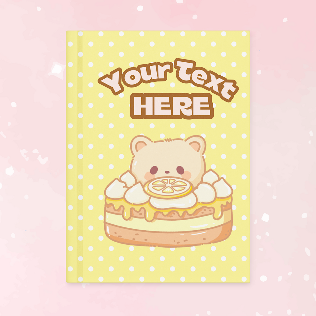 Custom Lemon Bear Hard Journal