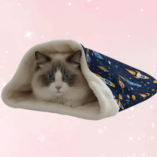 Cute Cosmic Rocket Critter Cocoon - Puppy's Aesthetics