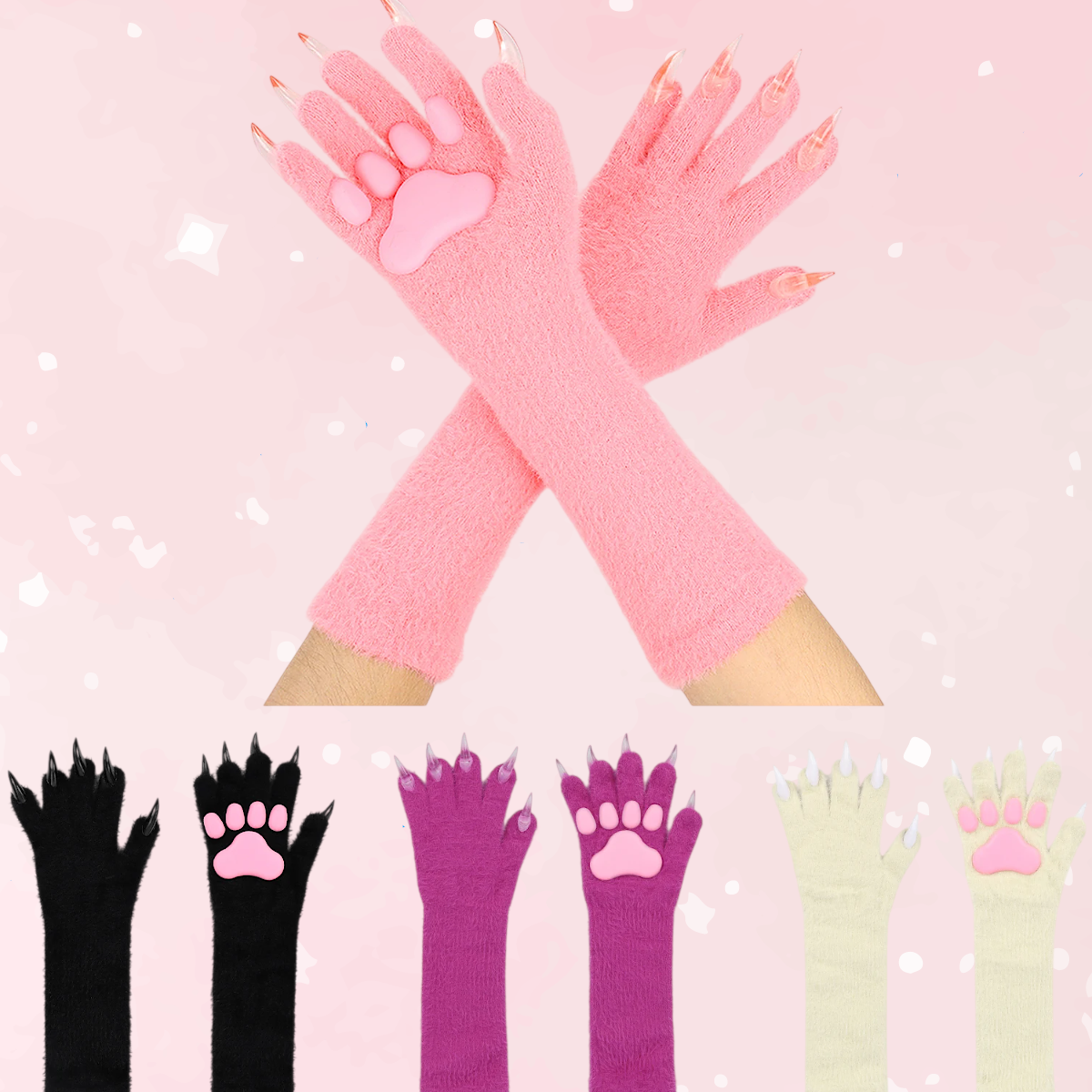 Whisker Pounce Kitten Claw Gloves
