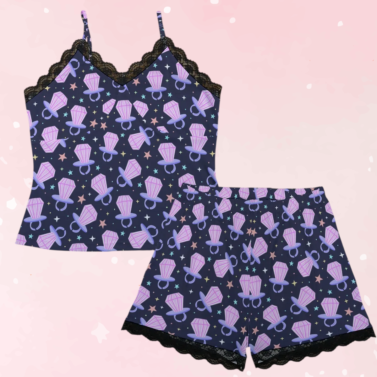 Candy Jewel Lace Cami Jammies