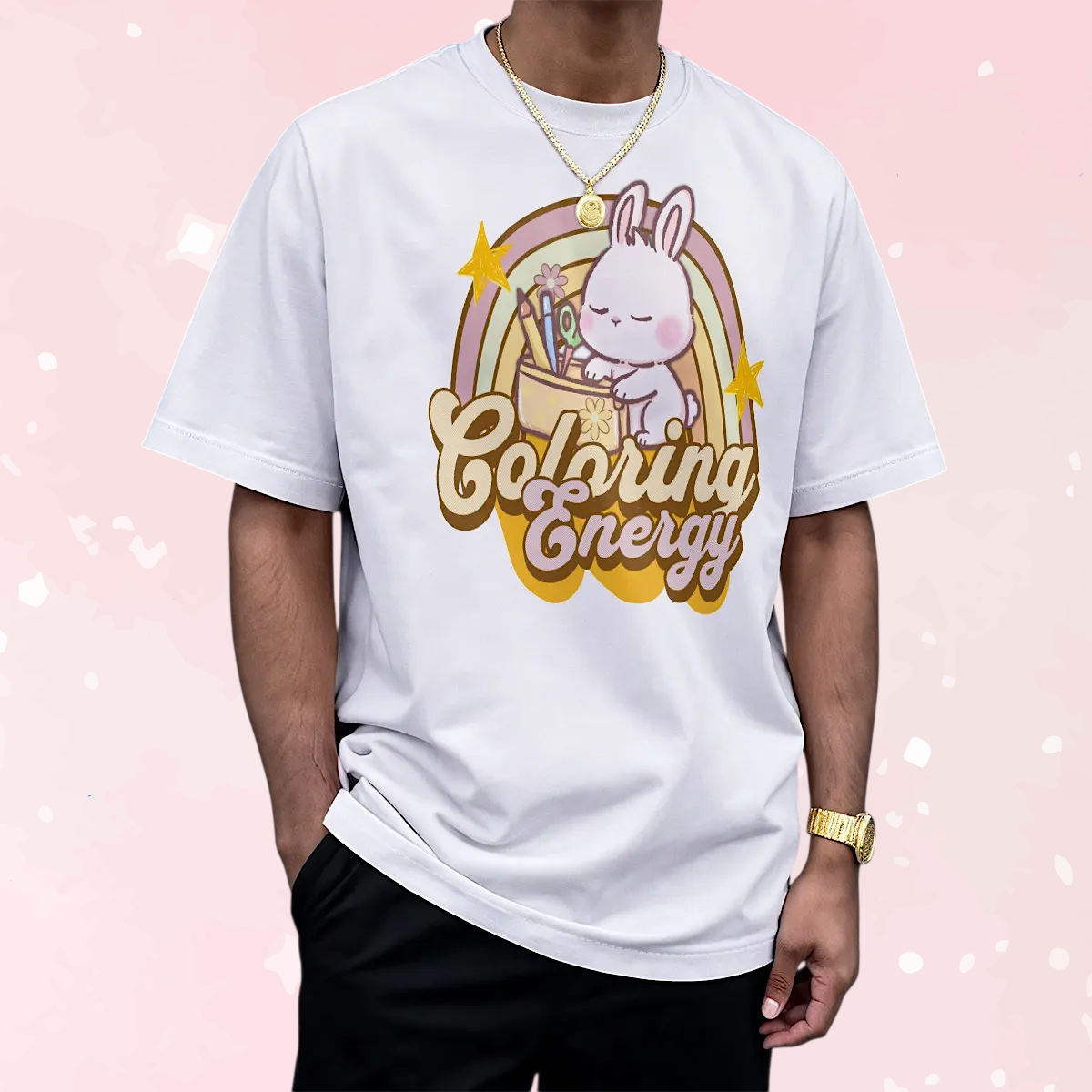 BunBun Coloring Energy Play Tee - Puppy's Aesthetics