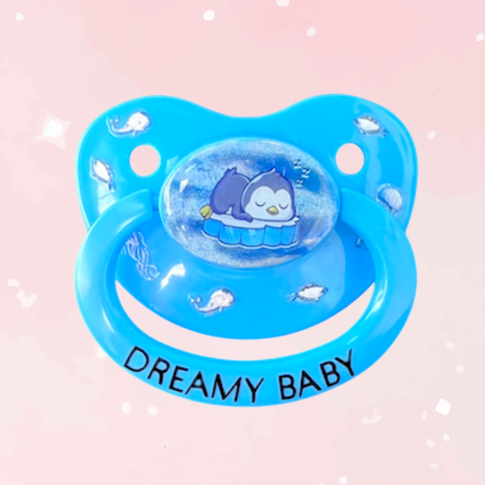 Penguin Deco Adult Pacifier