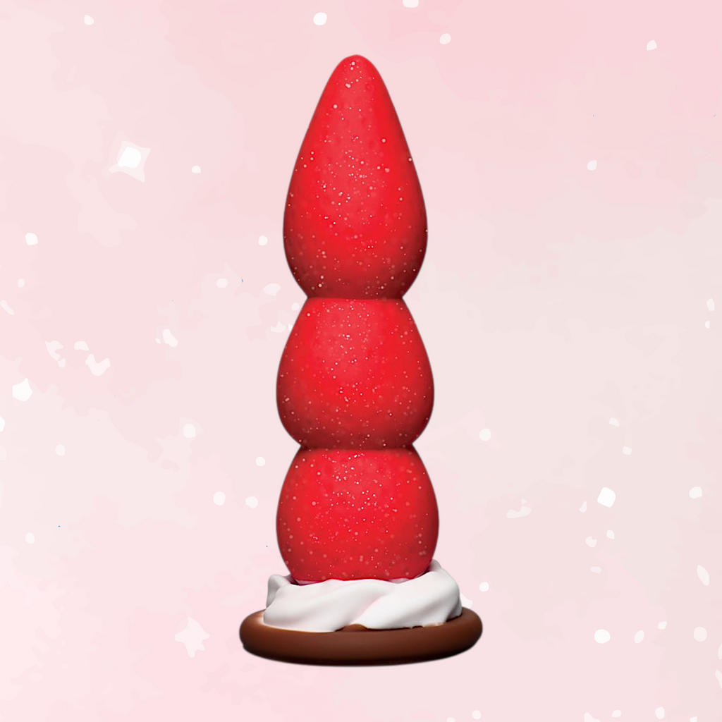 Strawberry Sweet Cream Silicone Dildo