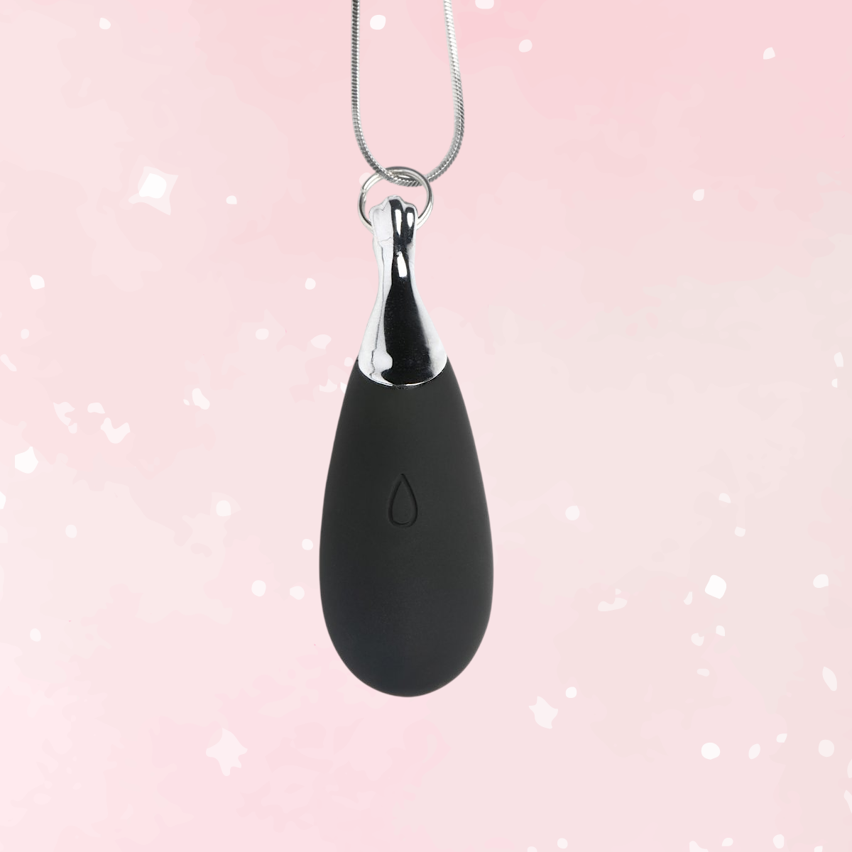 Charmed 10X Vibrating Silicone Teardrop Necklace