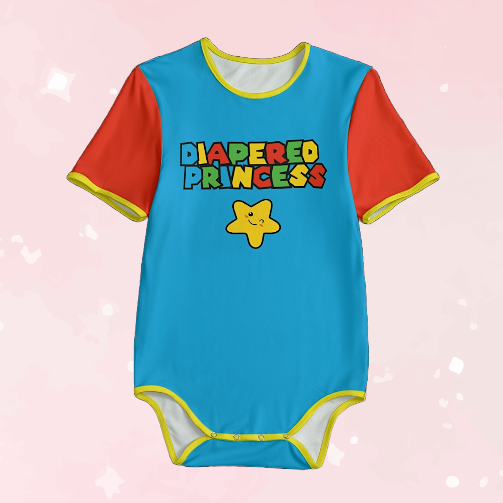 Diapered Princess Adult Unisex Onesie