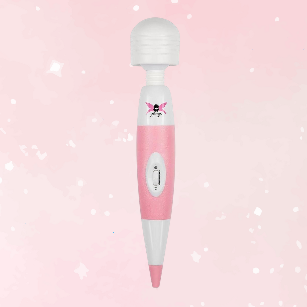 Pixey Pink Wand Powerful Wired Vibrator