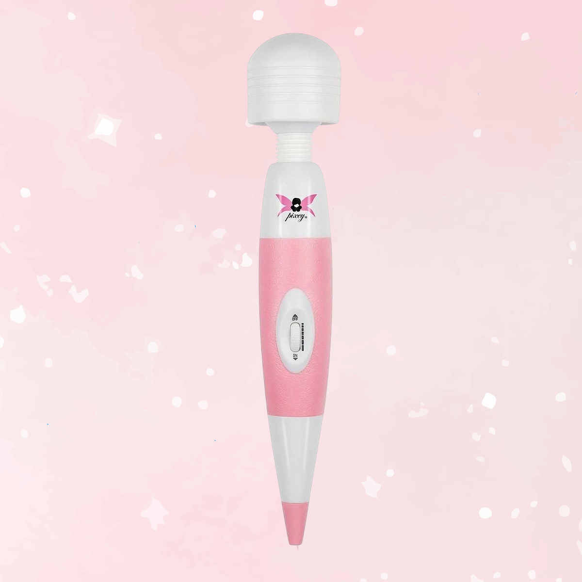 Pixey Pink Wand Powerful Wired Vibrator