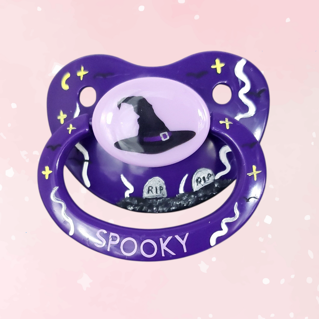 Halloween Adult Pacifier - Spooky - Puppy's Aesthetics