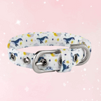 Sleepy Whale Dreams Cloth Pet Collar