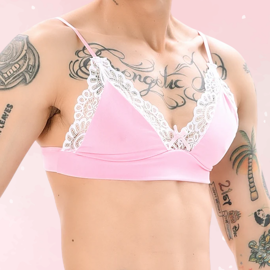 Men’s Sissy Lace Bra