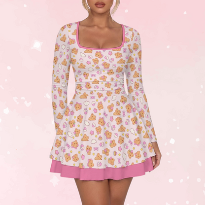 Bearly Adorable Ruffle Play Dress