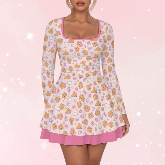 Bearly Adorable Ruffle Play Dress