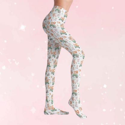 Safari Snuggle Stretch Tights