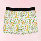 Jungle Playtime Stretch Boxer Briefs - Puppy's Aesthetics