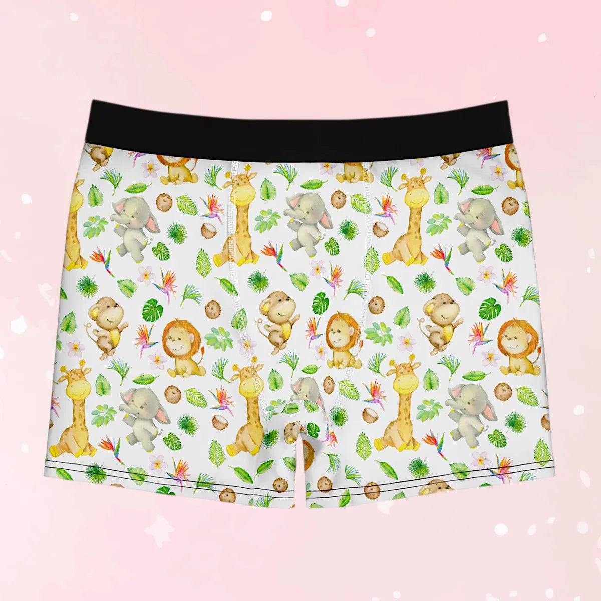 Jungle Playtime Stretch Boxer Briefs - Puppy's Aesthetics