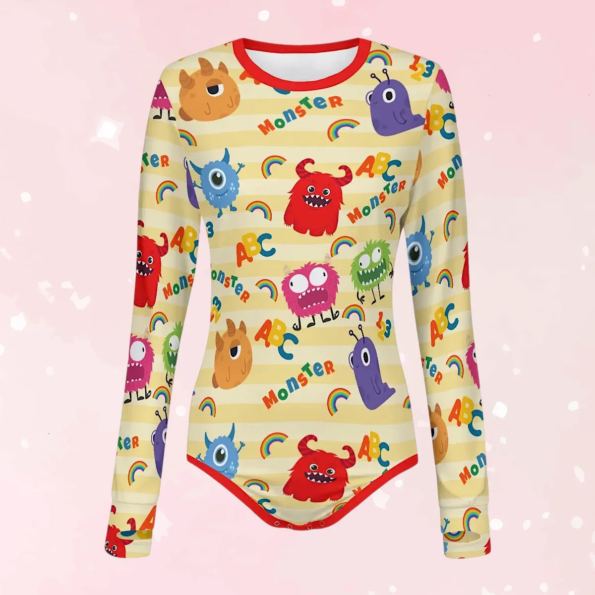 Lil Monsters Long Sleeve CuddleSuit - Puppy's Aesthetics
