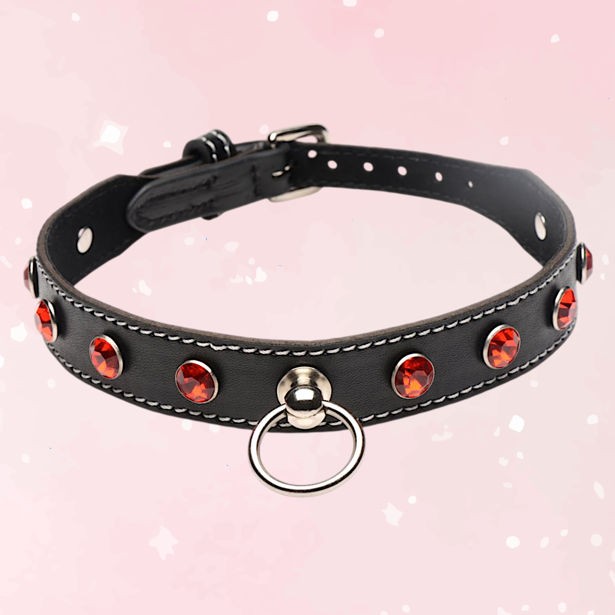 Rhinestone Collar with O-Ring