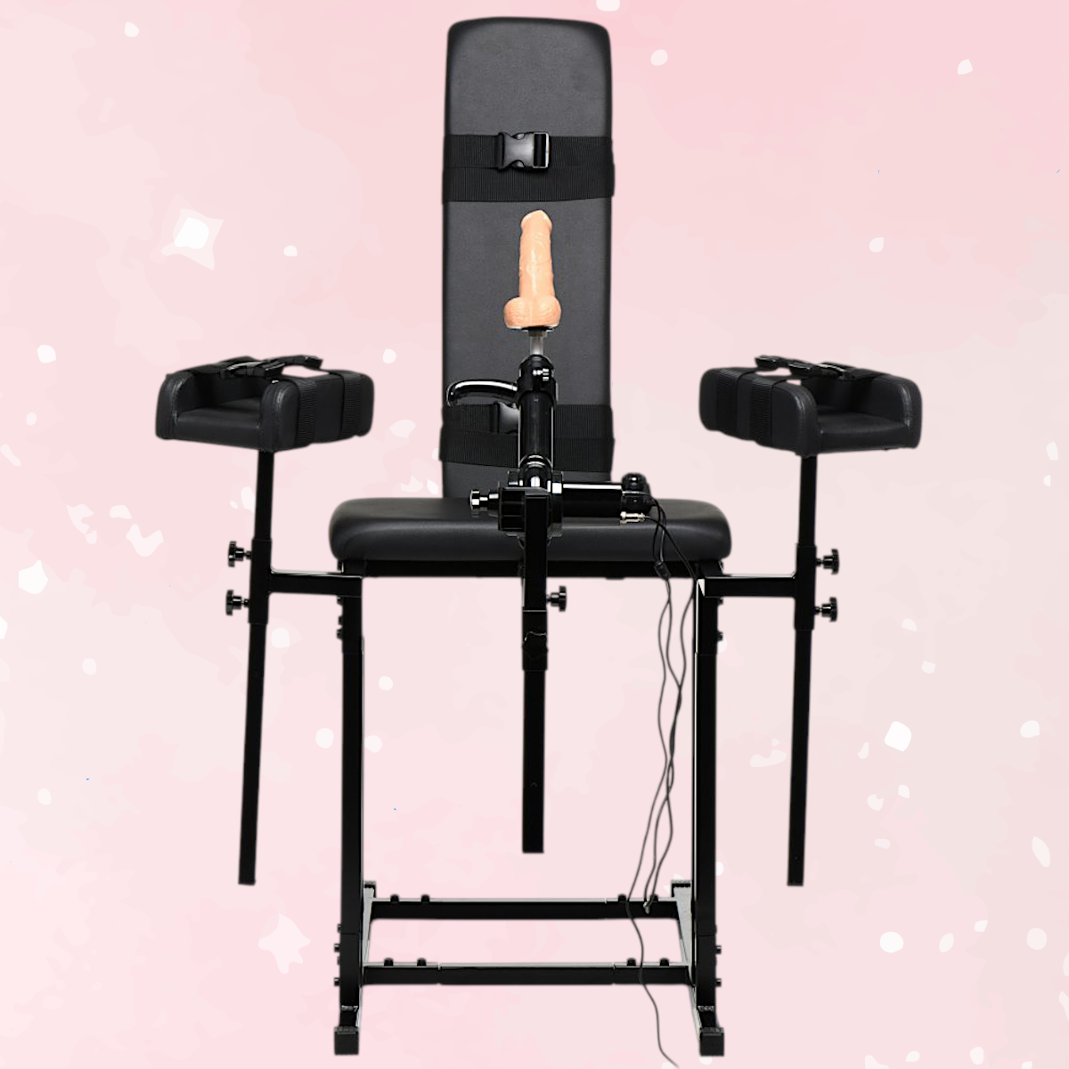 Ultimate Obedience Chair with Detachable Sex Machine