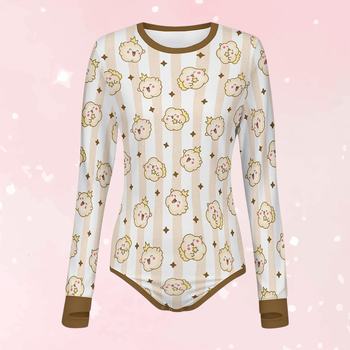 Cocoa Cloud Long Sleeve CuddleSuit