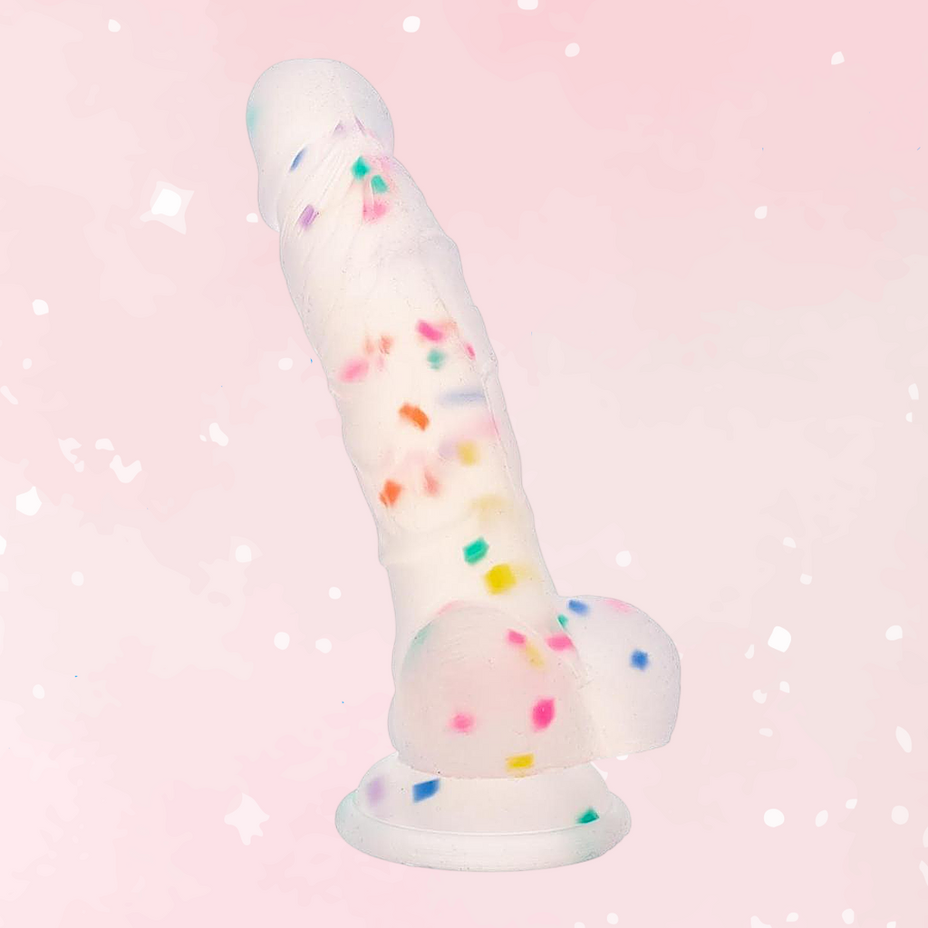 Party Boy Silicone Multicolor Dildo