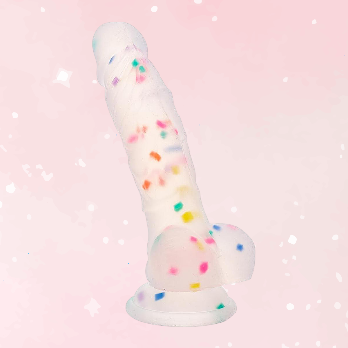 Party Boy Silicone Multicolor Dildo
