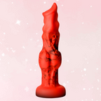 Fire Hound Silicone Dildo – Knotted Fantasy Pleasure