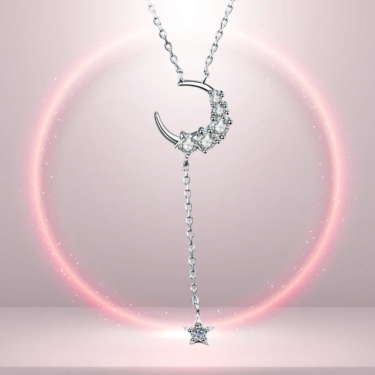 Star & Moon Day Collar – Sterling Silver - Puppy's Aesthetics