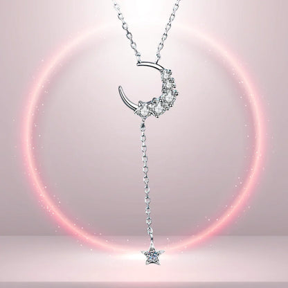 Star & Moon Day Collar – Sterling Silver - Puppy's Aesthetics