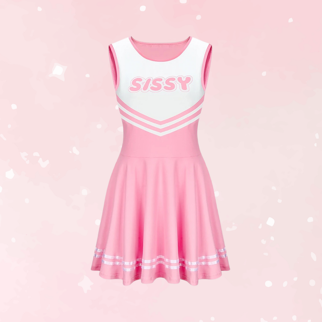 Sissy Cheerleader Uniform – Pink & White