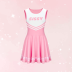 Sissy Cheerleader Uniform – Pink & White