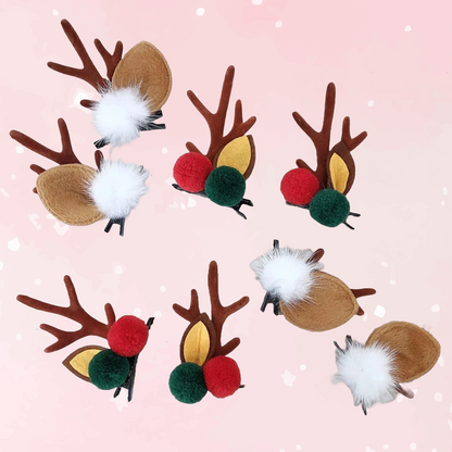 Christmas Antler Deer Ear Hairpins