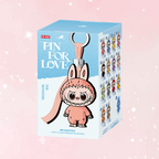 Pop Mart Labubu Pin for Love Series Blind Box (N-Z) Blue