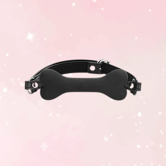 Shots Ouch Puppy Silicone Bone Gag - Puppy's Aesthetics