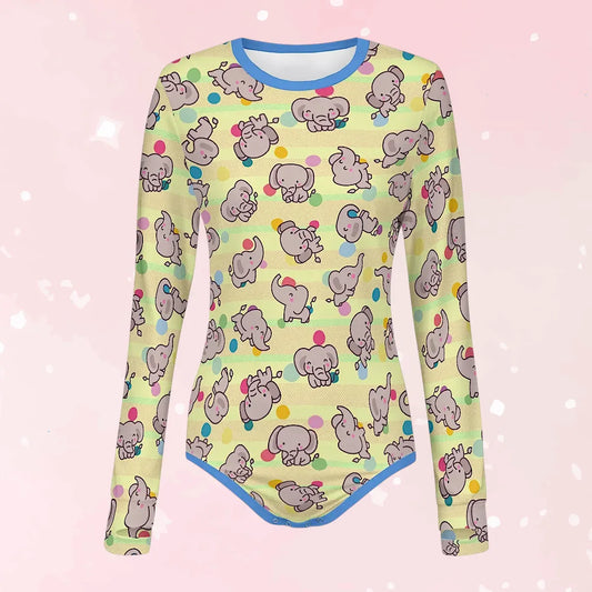 Peanut Parade Long Sleeve CuddleSuit - Puppy's Aesthetics