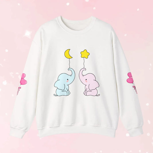 Baby Elephant Cotton Play Sweater - Puppy's Aesthetics