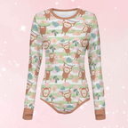 Monkey Mischief Long Sleeve CuddleSuit