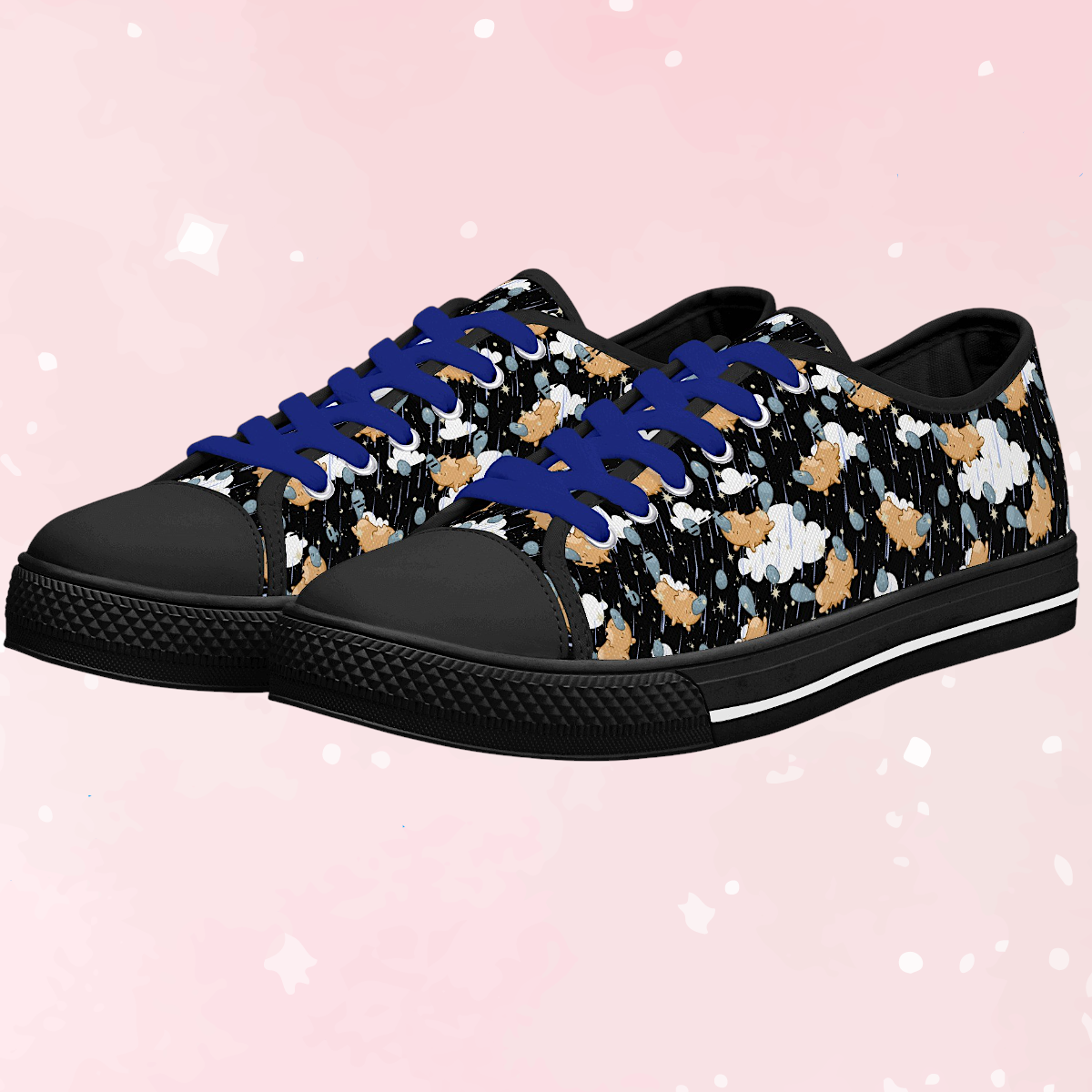 Starry Dreamfluff Unisex Low Top Canvas Shoes