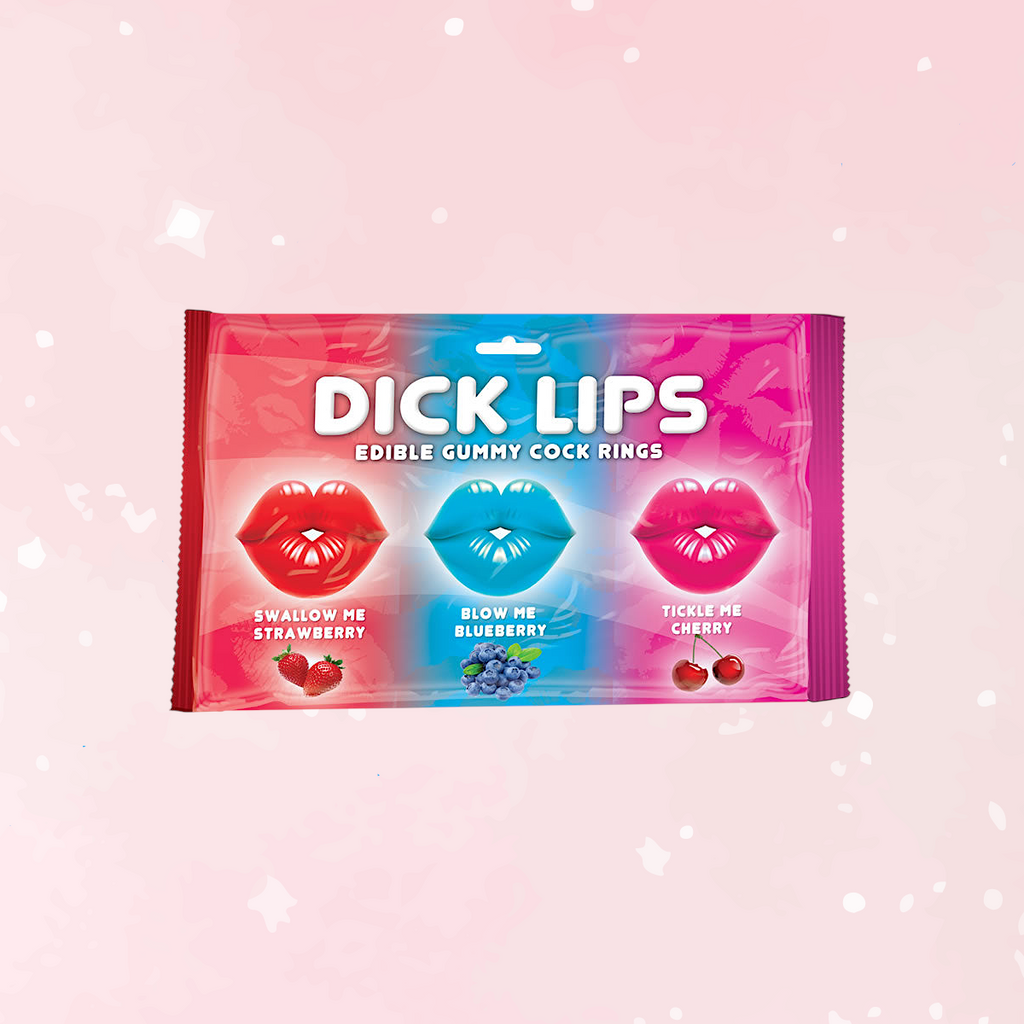 Dick Lips Edible Gummy Cock Rings Candy Set