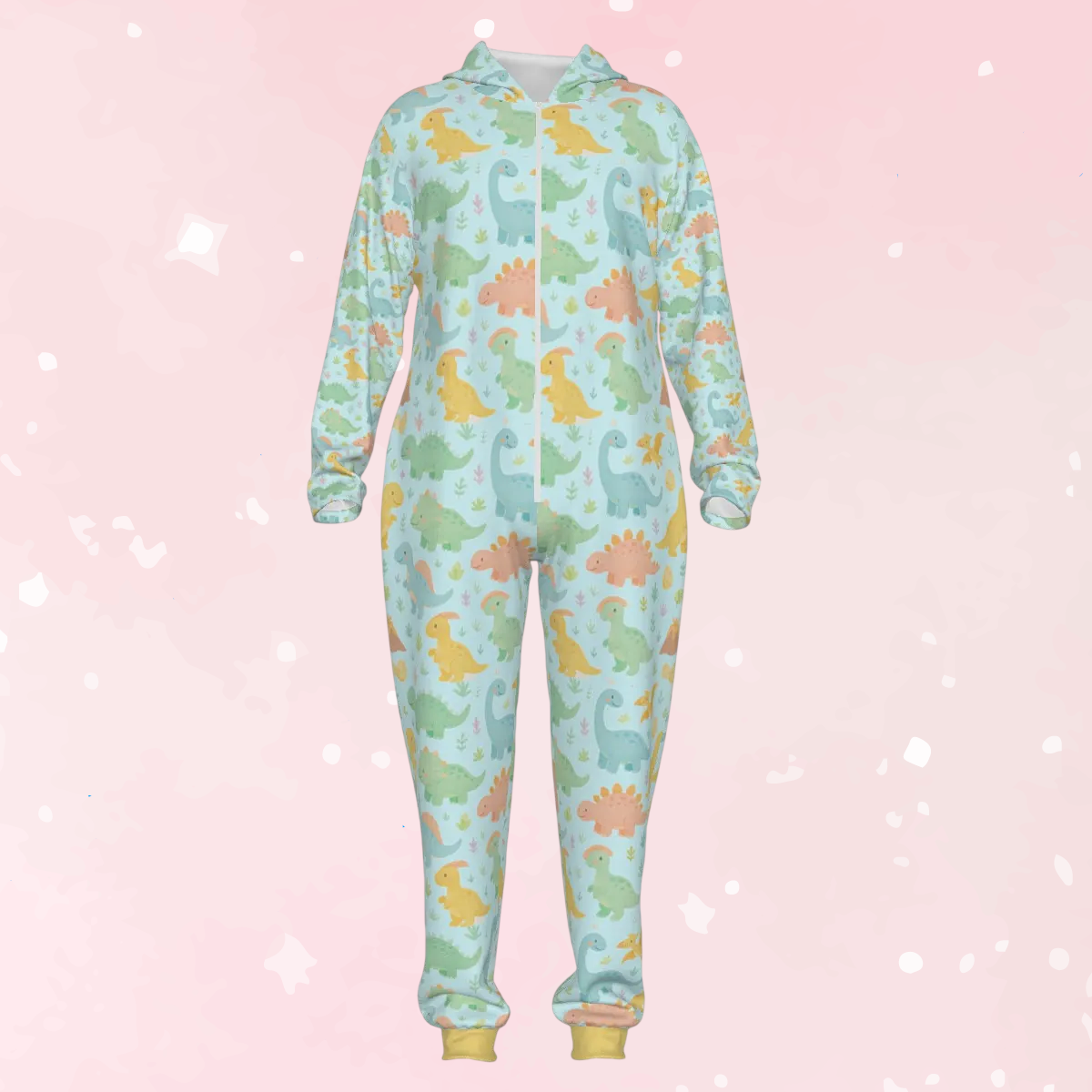 Dino Dreamland Hooded Unisex CozySuit