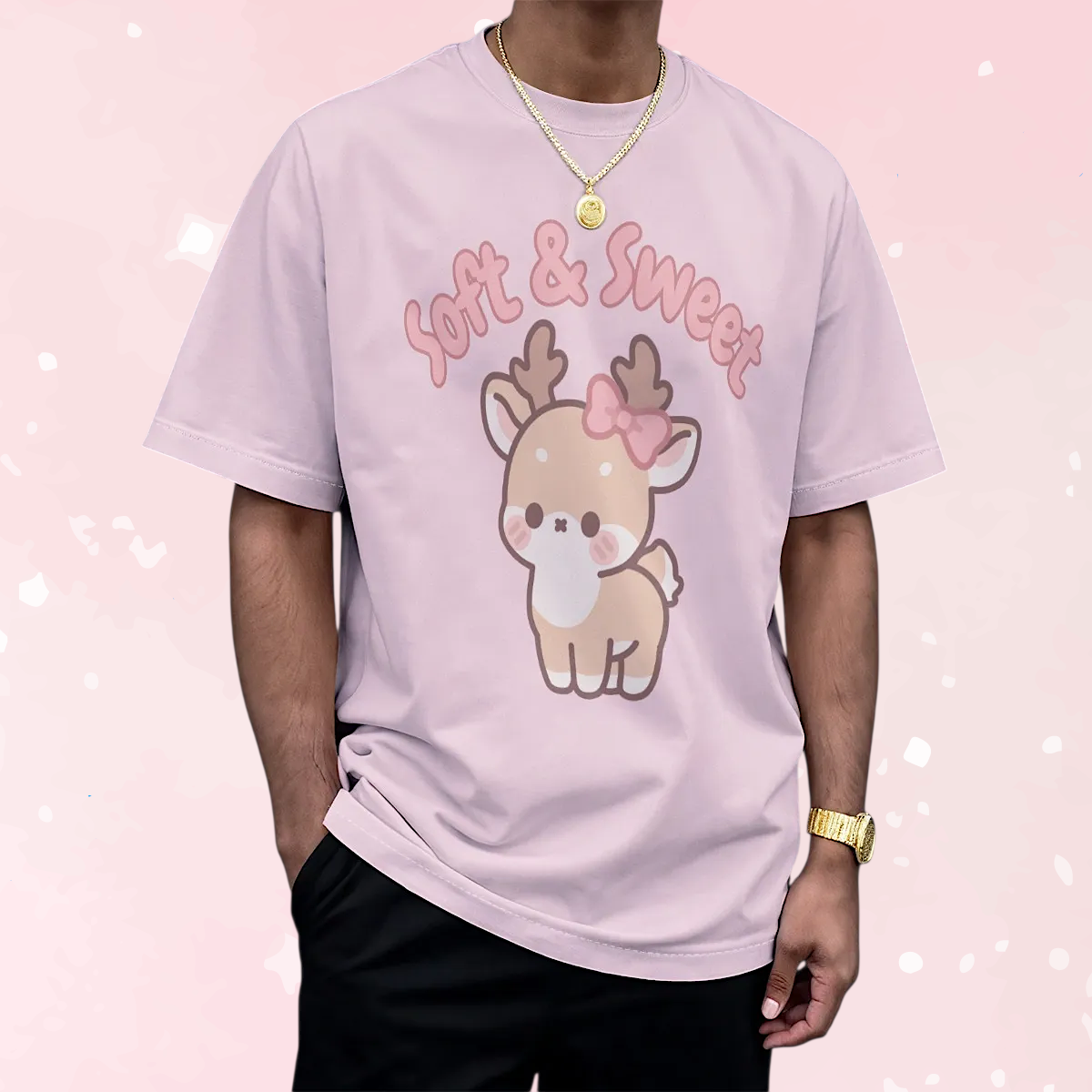 Soft & Sweet Deer Kawaii Play Tee